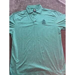 FootJoy FJ Men Teal L 2018 100th‎ PGA Championship Bellerive Polo Golf Shirt